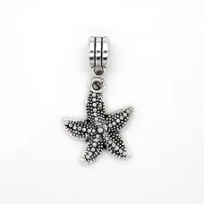 Metal bead charm "Starfish"