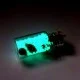 Pendant, pendant glowing in the dark "Glass bottle