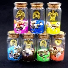 Marine souvenir Bottle with sand