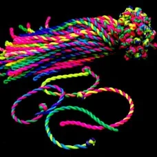 Bracelet colored thread knot amulet against the evil eye